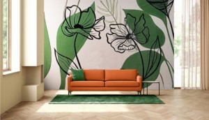 huiskamer-botanical-muurschildering