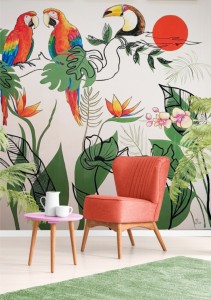 jungle-muurschildering